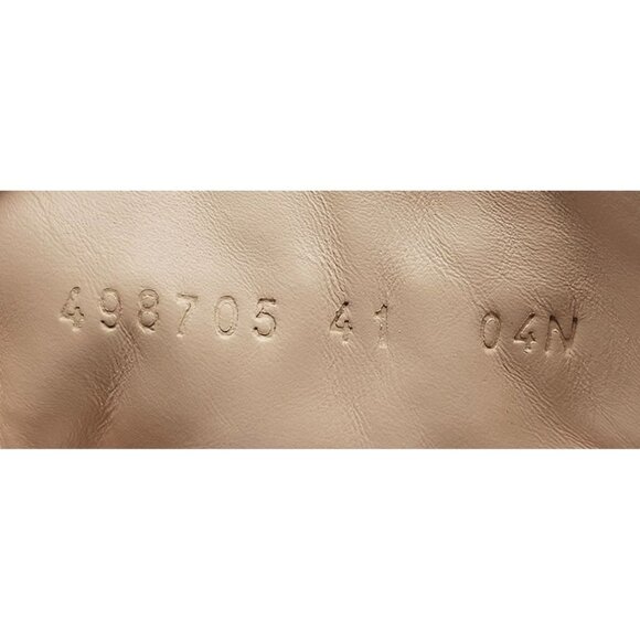 Gucci Poli Black-Multicolor Stripe Diamond Women's Sneakers Size 41 - Picture 9 of 11